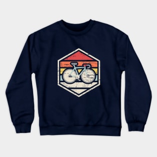 Retro Badge Road Bicycle Crewneck Sweatshirt